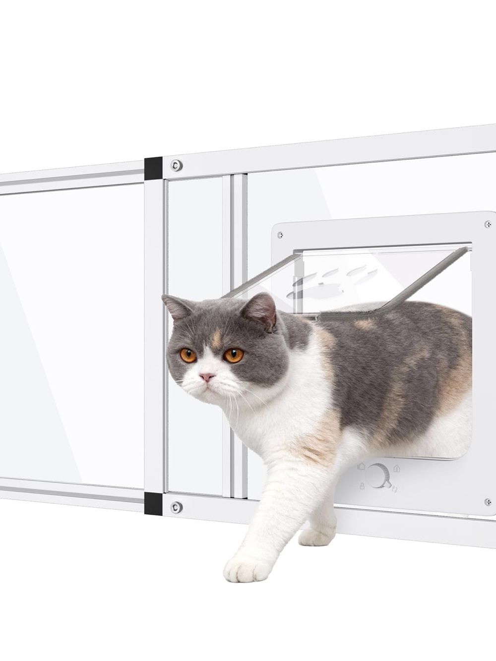 Pet Door Extension Panel for Small Pets - White